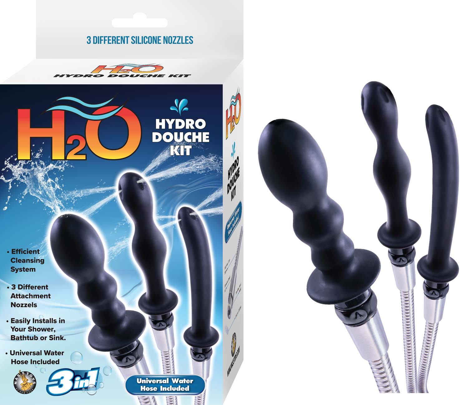 Kit Douchette hydro-économe Air Venturi + Flexible de douche